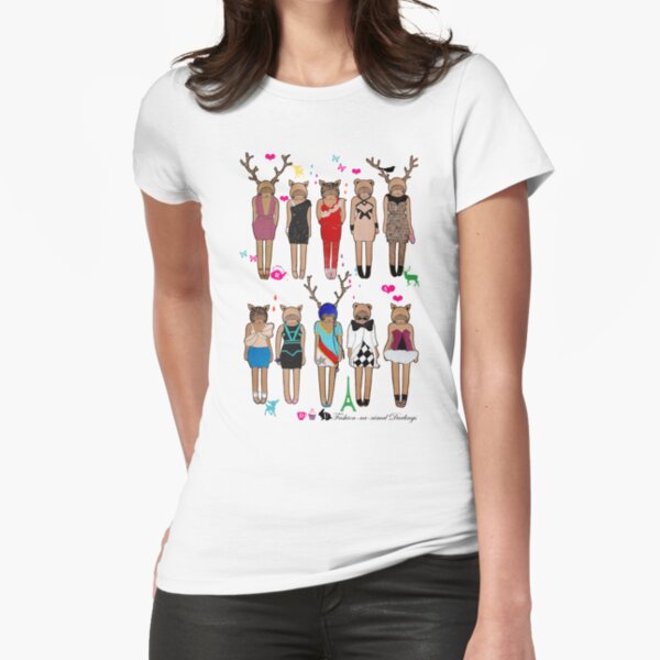 Artikel-Vorschau von Fashion-na-nimal Darlings Paper dolls, designt und verkauft von D.U.R.A ..