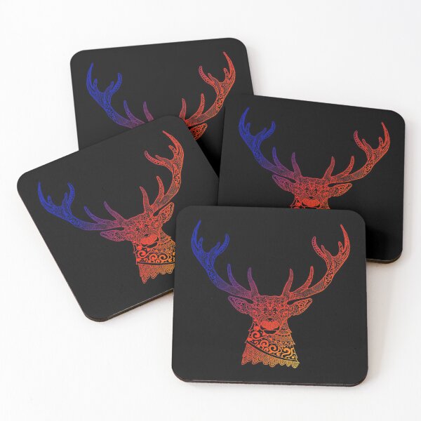 Item preview, Deer mandala designed and sold by wolfgangrainer.