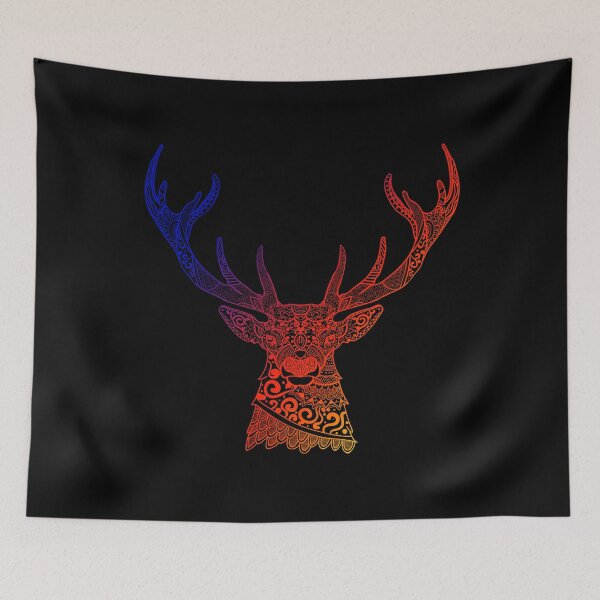 Item preview, Deer mandala designed and sold by wolfgangrainer.