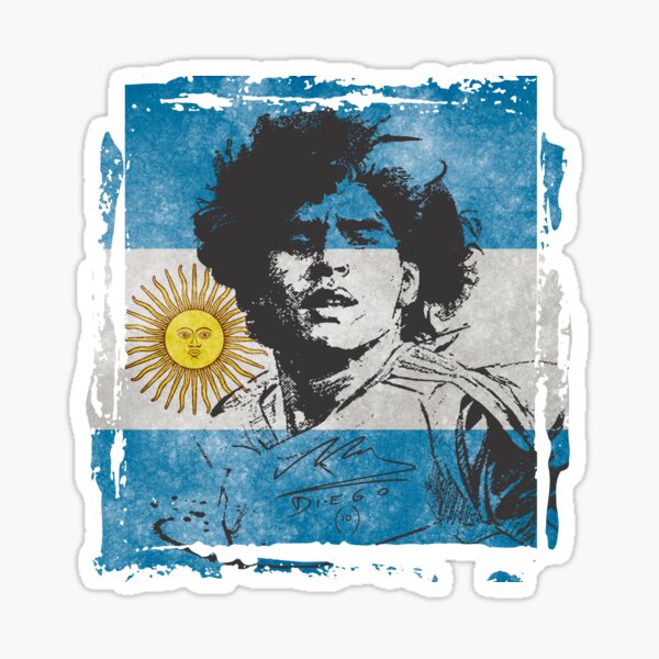 Bandera de maradona Pegatina