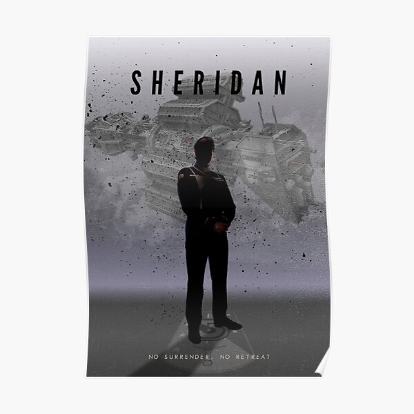 Babylon 5 - Sheridan Poster