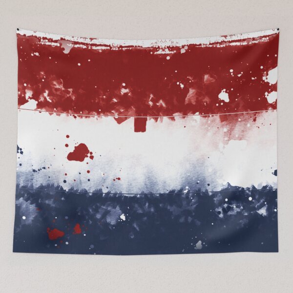 Item preview, Netherlands Grunge Flag designed and sold by HomeLivingCo.