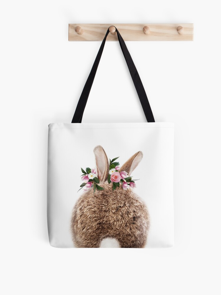 Tote bag enfant lapin couronne