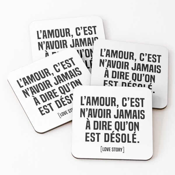 Item preview, Love is never having to say that we are sorry. designed and sold by fourretout.