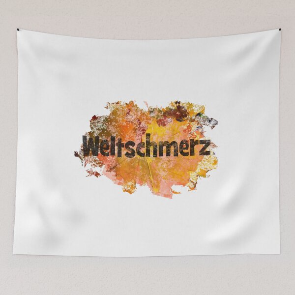 Item preview, Weltschmerz - German - comparing reality to idealism designed and sold by Happyoninside.
