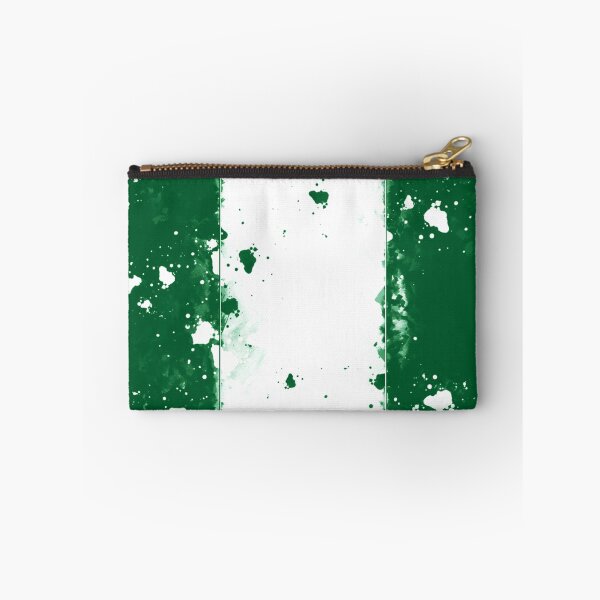 Item preview, Nigeria Grunge Flag designed and sold by HomeLivingCo.