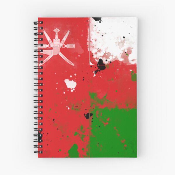 Artikelvorschau, Oman Grunge Flagge entworfen und verkauft von HomeLivingCo.