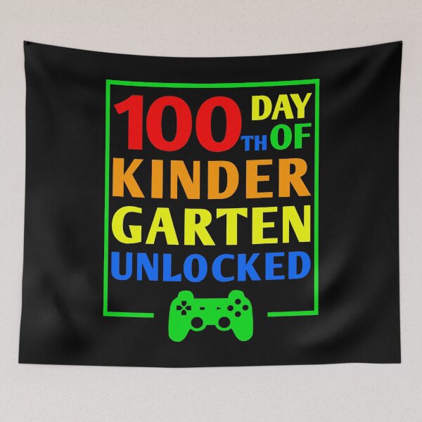 Item preview, 100th Day Of Kindergarten Unlocked 2021 Great Gift Idea For Teachers And Students Funny Kindergarten designed and sold by naworas.