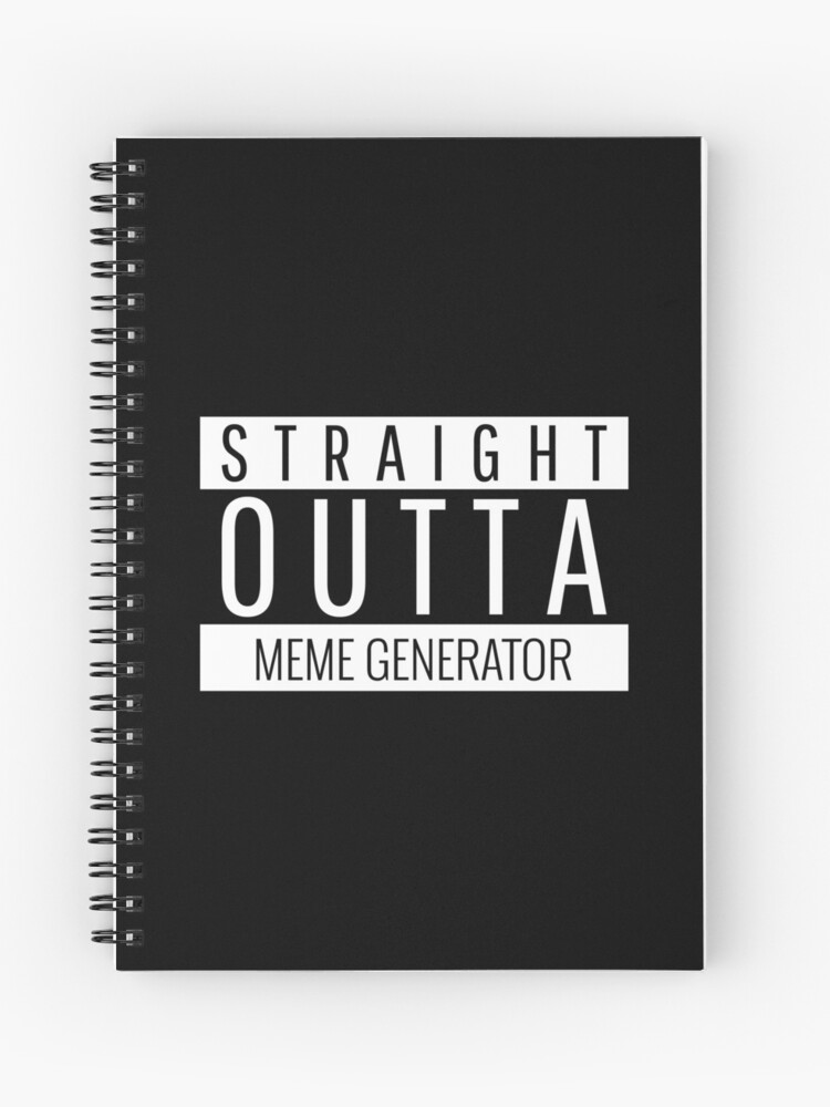 Meme Template Spiral Notebooks for Sale