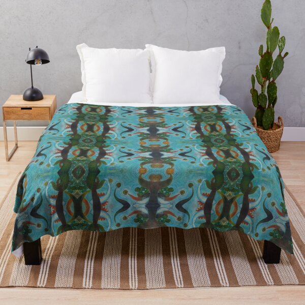 Item preview, Bohemian Lily Pads and Fish designed and sold by WatersEdgeGal.