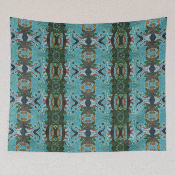 Item preview, Bohemian Lily Pads and Fish designed and sold by WatersEdgeGal.