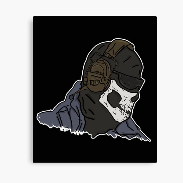 Game Call of Duty Modern Warfare 2 Simon Riley (Ghost) Canvas