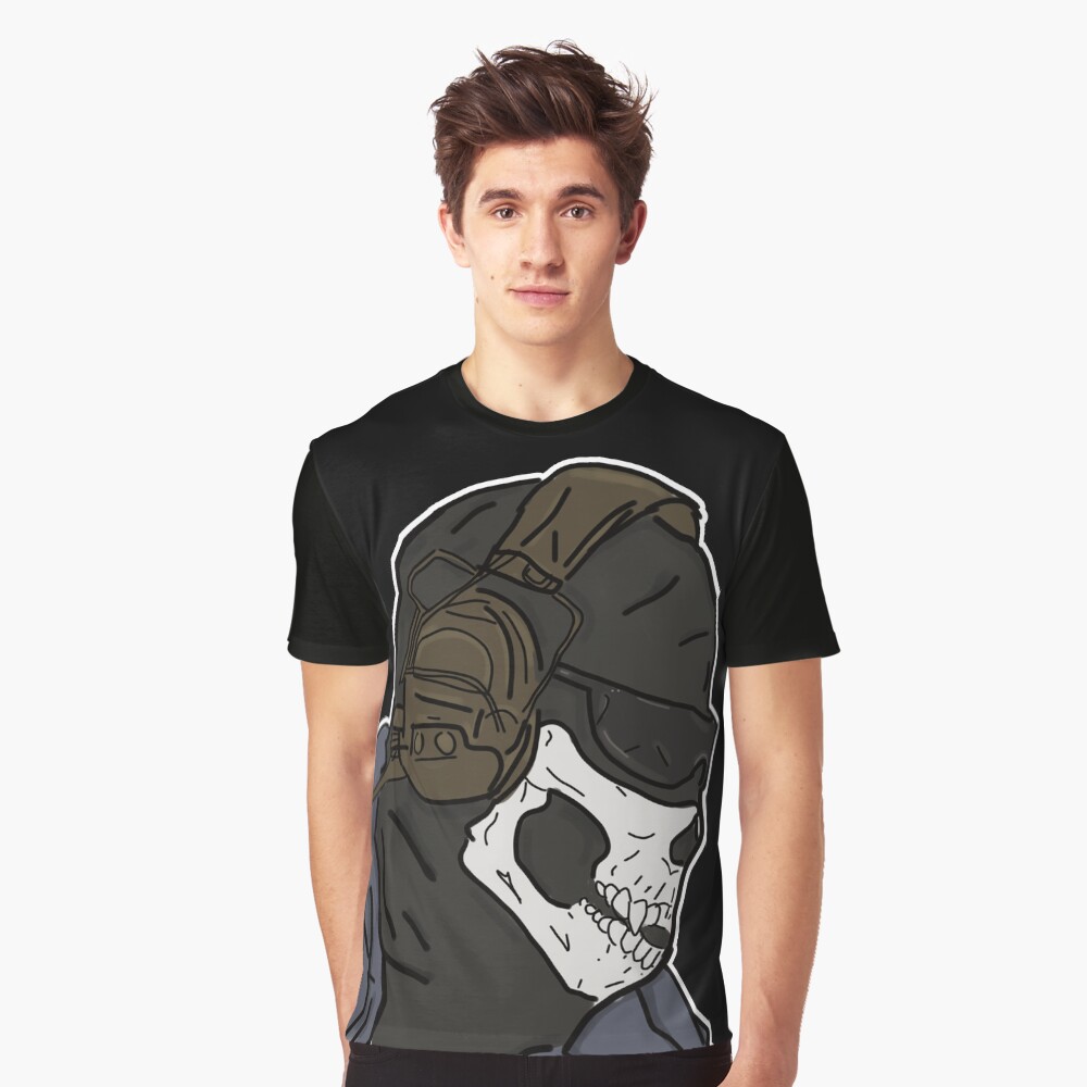 Animated Design Simon Ghost Riley Face Funny Call Of Duty Shirt - Teespix -  Store Fashion LLC