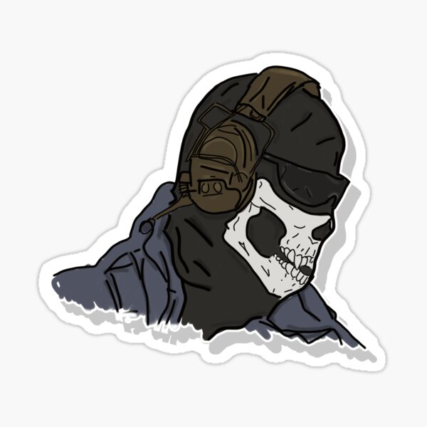 Simon Ghost Riley Sticker for Sale by omaromalakian