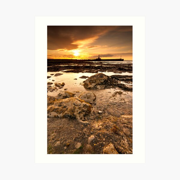 Twin Piers Art Print