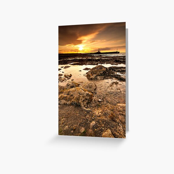 Twin Piers Greeting Card