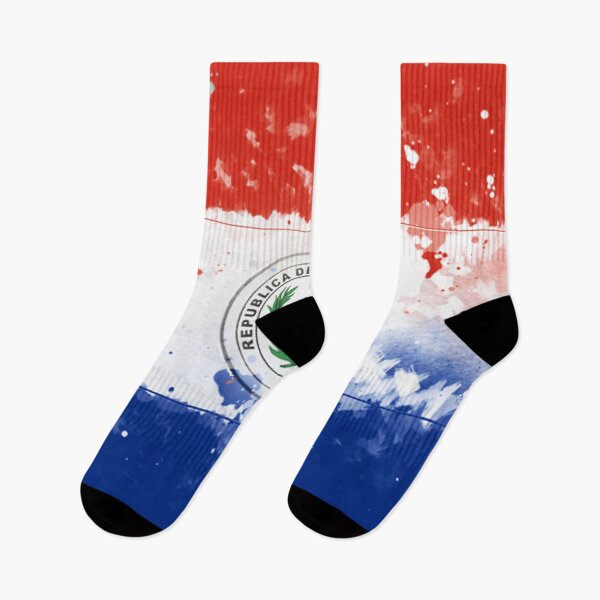 Item preview, Paraguay Grunge Flag designed and sold by HomeLivingCo.