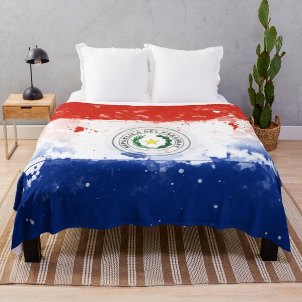 Item preview, Paraguay Grunge Flag designed and sold by HomeLivingCo.