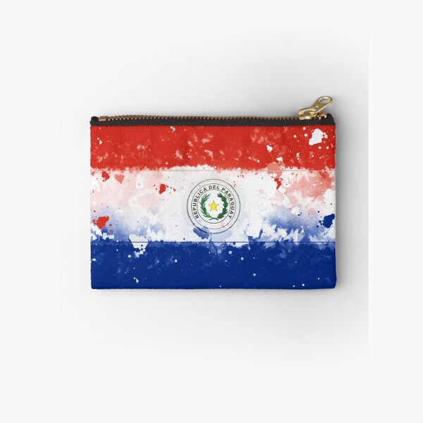 Item preview, Paraguay Grunge Flag designed and sold by HomeLivingCo.