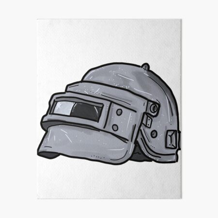 PUBG Lvl 3 Helmet Art Board Print for Sale by -Kaori