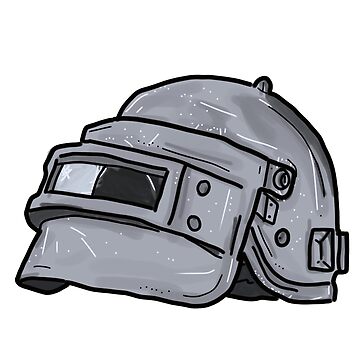 PUBG Lvl 3 Helmet Art Board Print for Sale by -Kaori