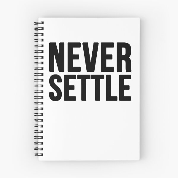 Item preview, Never Settle - White designed and sold by CWolff.