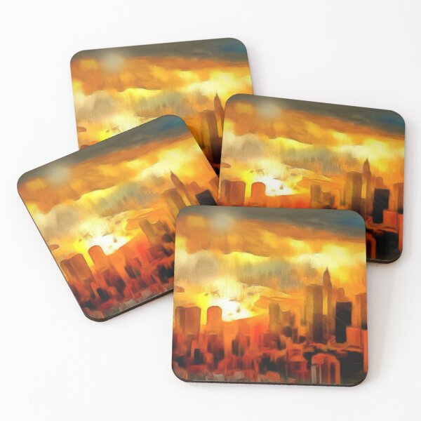 Item preview, Cityscape on Fire designed and sold by Bubblepoor.