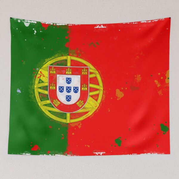 Artikelvorschau, Portugal Grunge Flagge entworfen und verkauft von HomeLivingCo.