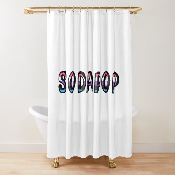 Genderfluid Sodapop  Shower Curtain