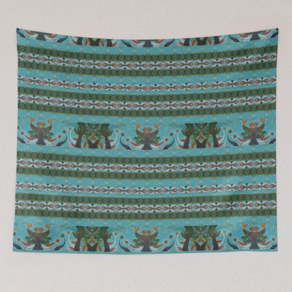 Item preview, Bohemian Lily Pads and Fish Pattern designed and sold by WatersEdgeGal.
