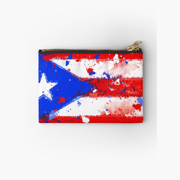 Aperçu de l'œuvre Drapeau grunge de Porto Rico créée et vendue par HomeLivingCo.
