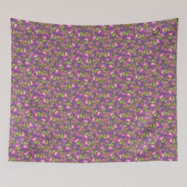 Item preview, Pattern of delicate lilac peony buds designed and sold by babanovaesha.