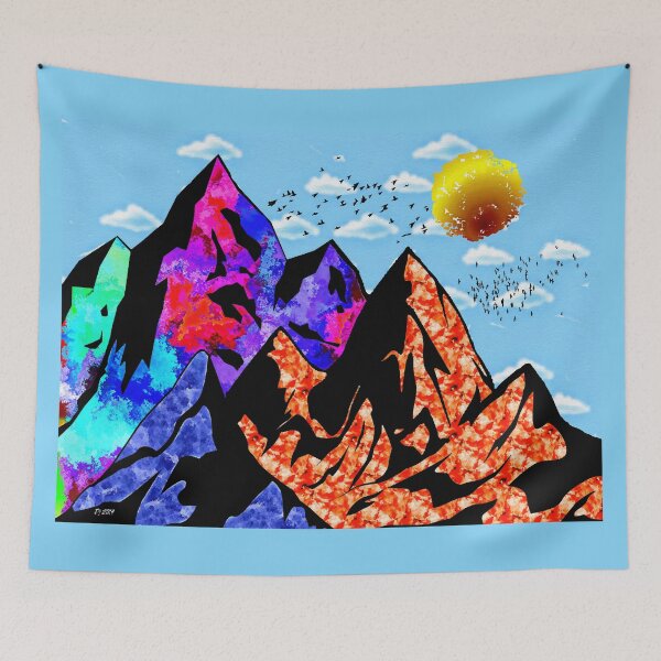 Item preview, Colored Peaks designed and sold by Daniel Janda.