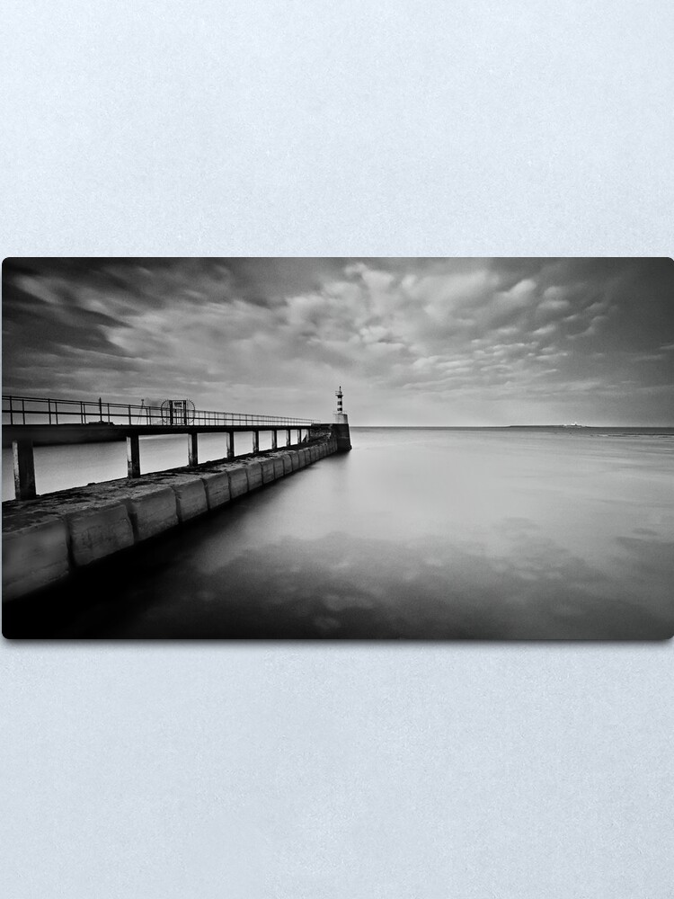 Alternate view of Long Pier Metal Print
