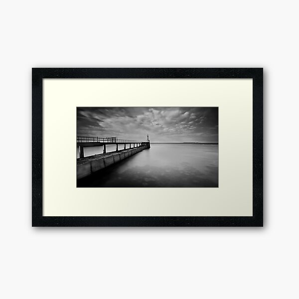 Long Pier Framed Art Print