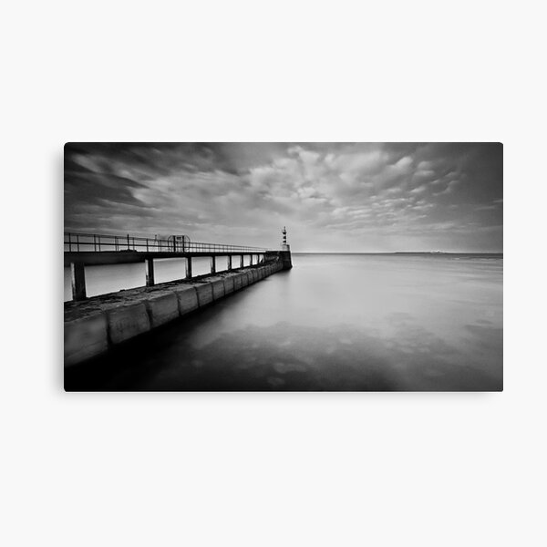 Long Pier Metal Print