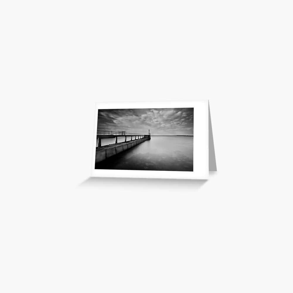Long Pier Greeting Card