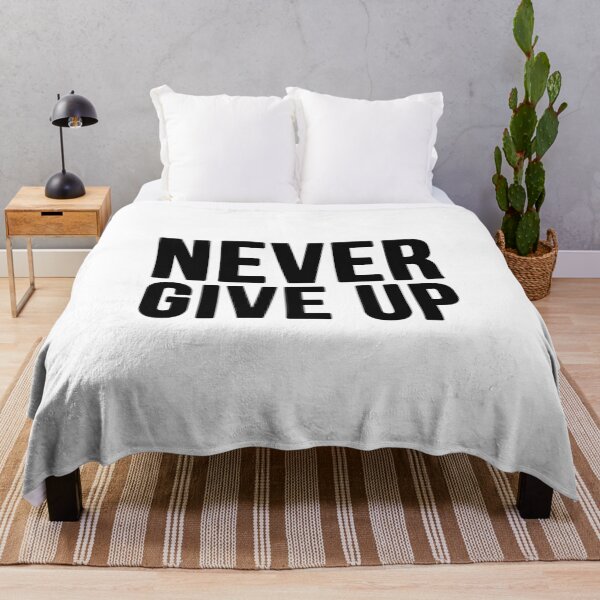 Item preview, Never Give Up - White designed and sold by CWolff.