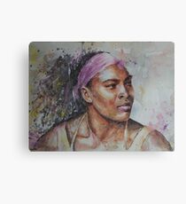 Serena Williams - Portrait 6 Canvas Print