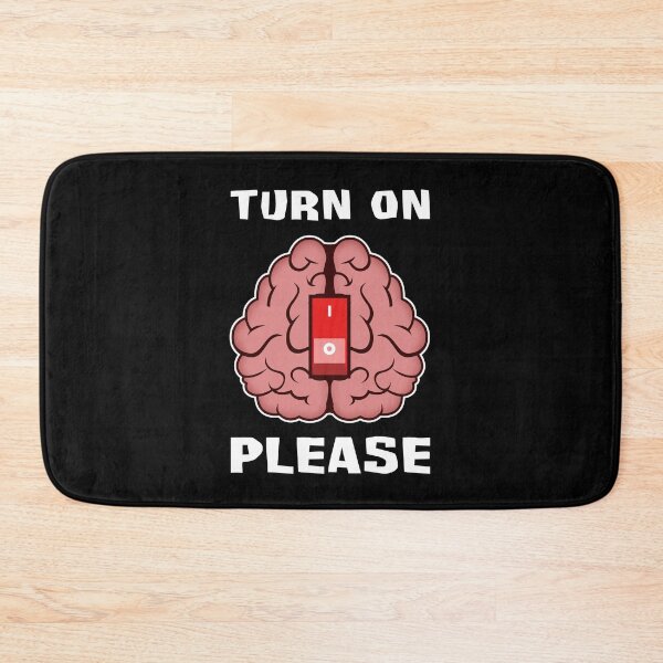 Item preview, Please turn on your brain designed and sold by OVMEngemann.
