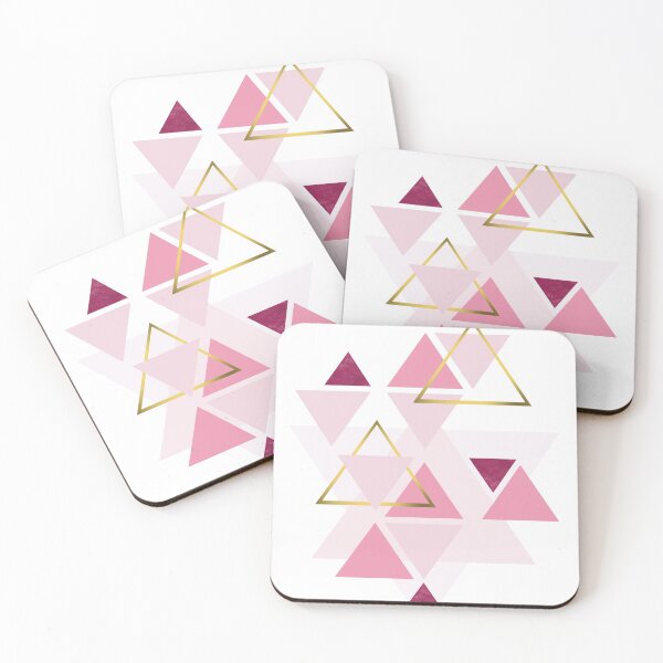 Item preview, Geometric Pink Triangles designed and sold by MiaDelelai.