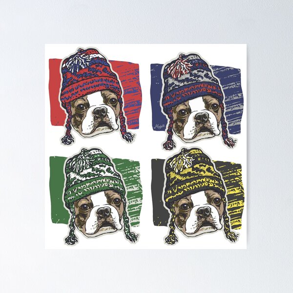 Item preview, Boston Terrier Boston Sports Beanies designed and sold by MudgeStudios.