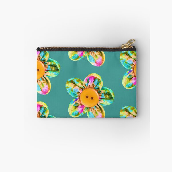 Item preview, Pink, purple, yellow flowers on violet designed and sold by homemadecreate.