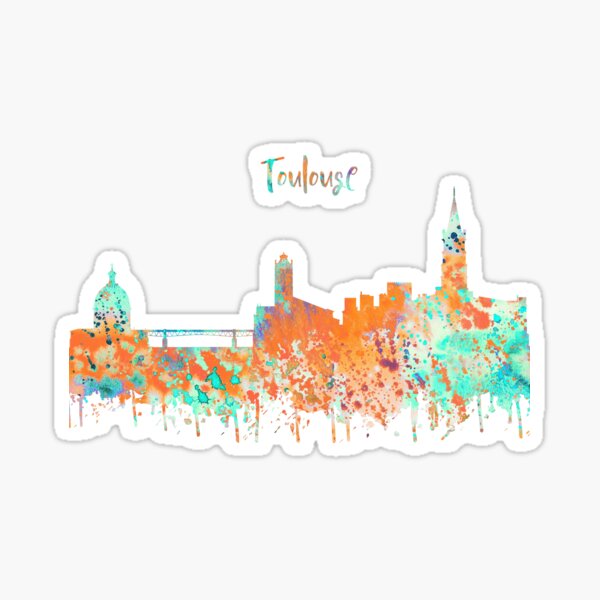 Artikel-Vorschau von Toulouse, Toulouse Frankreich, designt und verkauft von Rosaliartbook.