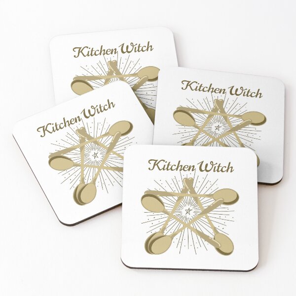 Item preview, Kitchen Witch Wooden Spoons Pentagram  designed and sold by spoeg.