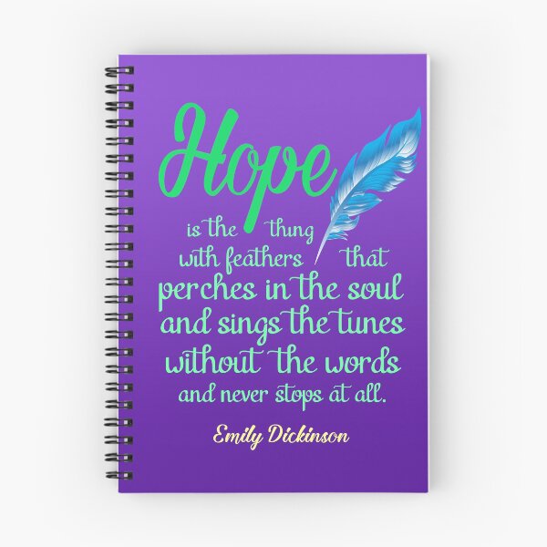Item preview, La esperanza es una cosa con plumas - Poema de Emily Dickinson designed and sold by Ginny Gaura.