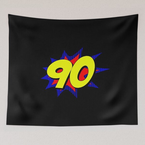 Item preview, Superhero 90 Years Old Birthday designed and sold by flippinsg.