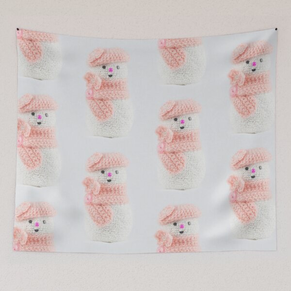 Item preview, Pink snow woman designed and sold by homemadecreate.
