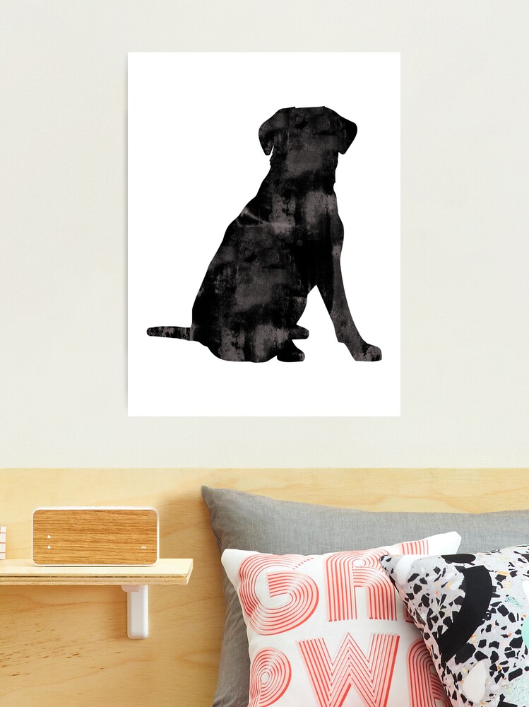 Black Lab #1 20 x 20 Pillow - Eric and Christopher