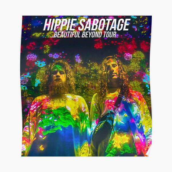 cool hippie sabotage colourfull Poster